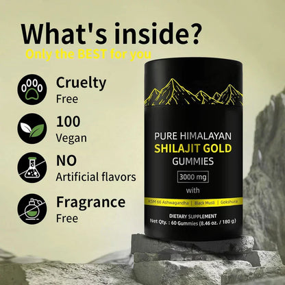 Pure Viral Himalayan Shilajit Gold Gummies (Buy 1 Get 1 Free Today Only)