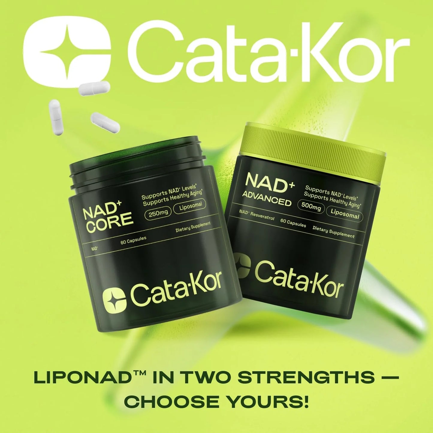 Cata-Kor - NAD+ Anti-Aging Supplement (Buy 1 Get 1 Free)