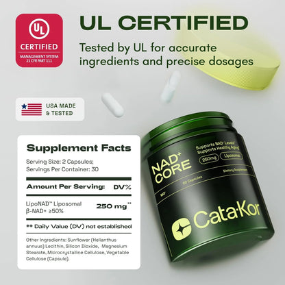 Cata-Kor - NAD+ Anti-Aging Supplement (Buy 1 Get 1 Free)