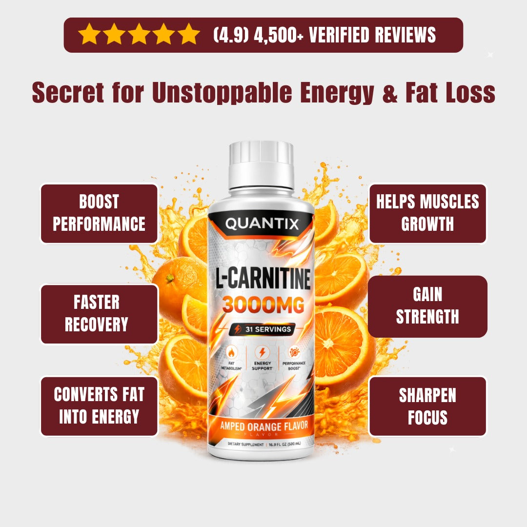 QUANTIX™ LIQUID L CARNITINE ENERGY & FAT LOSS