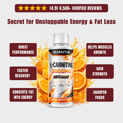 QUANTIX™ LIQUID L CARNITINE ENERGY & FAT LOSS