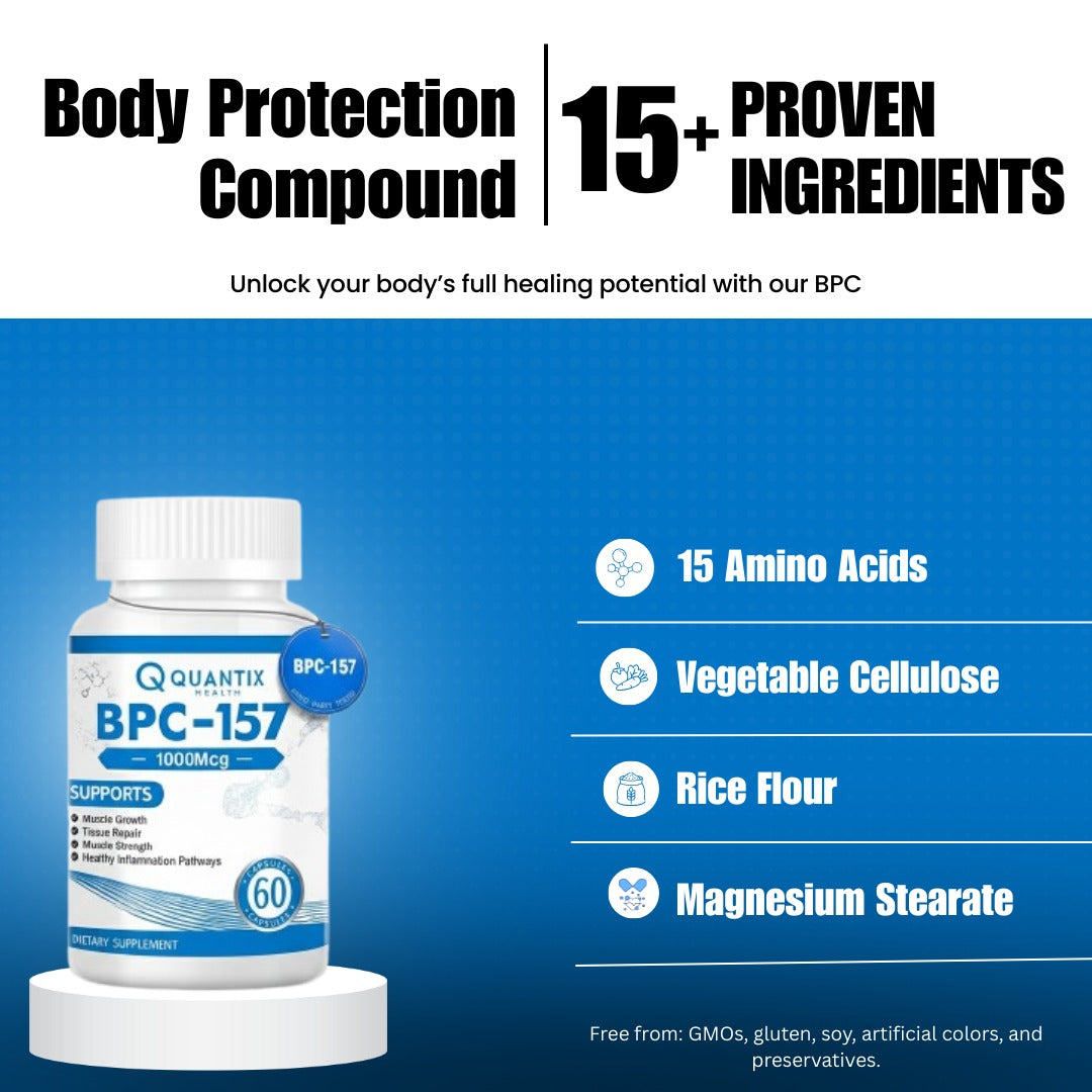 Quantix™️ The Viral Body Protection Support (BPC-157) - Trusted By US Doctors